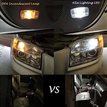 Alla T10 Wedge 194 168 2825 W5W 6000K LED Bulbs