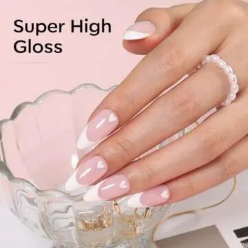 Modelones Gel Nail Polish Set for Stylish French Manicure