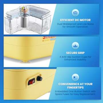 Mxmoonant Upgraded Stained Glass Grinder with 3/4’’ & 1’’ Diamond Grinder Bits & Sponges, 4200r Mini DIY Grinding Tool Kit for Shaping Ceramic Glass