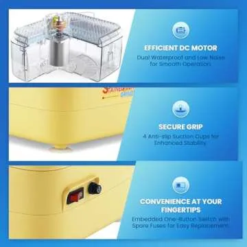 Mxmoonant Upgraded Stained Glass Grinder with 3/4’’ & 1’’ Diamond Grinder Bits & Sponges, 4200r Mini DIY Grinding Tool Kit for Shaping Ceramic Glass