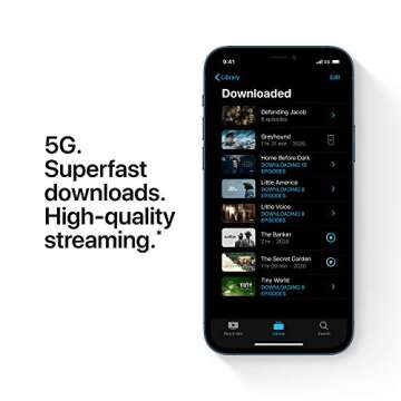 Apple iPhone 12 Pro (256GB, Pacific Blue) [Locked] + Carrier Subscription