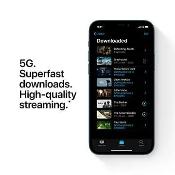 Apple iPhone 12 Pro (256GB, Pacific Blue) [Locked] + Carrier Subscription