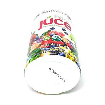 Terra Kai Organics Juce Super Fruit and Veggie Blend Drink, 12.2-Ounce Garden Berry