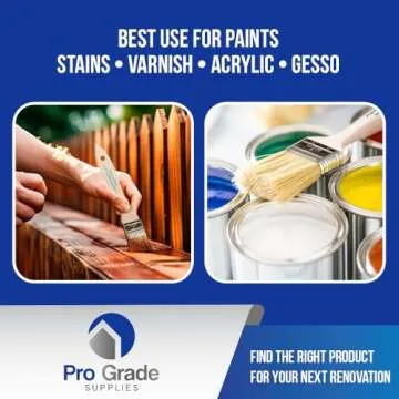 Pro Grade Chip Paint Brushes - 12 Pack of Quality Brushes