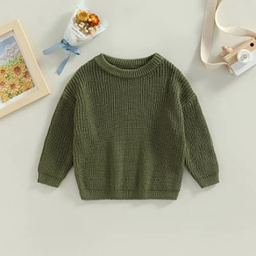 Afunbaby Baby Girl Boy Knit Sweater Warm Crewneck Tops