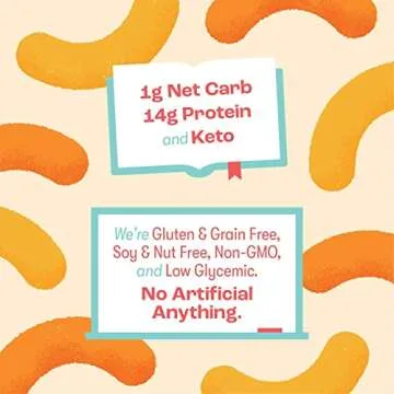 Schoolyard Snacks - Keto Chips, Low Carb, Low Sugar - Healthy Protein Snacks, Gluten Free - 15g Prot...