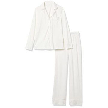 Amazon Essentials Women's Cotton Modal Pajama Set for Comfort