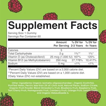 MaryRuth Organics Gummy Vitamins for Energy and Immunity