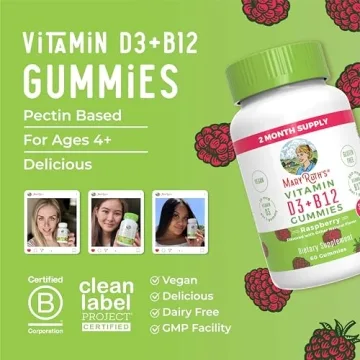 MaryRuth Organics Gummy Vitamins for Energy and Immunity