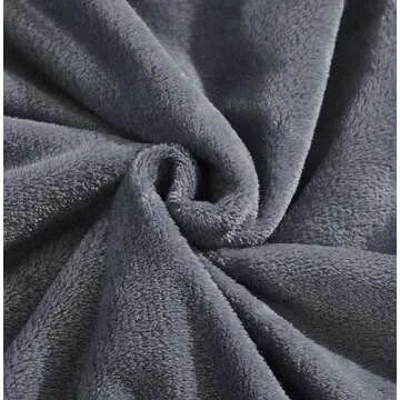Cozy Fleece Comfort Collection Velvet Plush Sheet Set, Queen, Gray, 1 Sheet Set