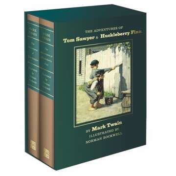 The Adventures of Tom Sawyer and Huckleberry Finn: Norman Rockwell Collector's Edition (Abbeville Il...