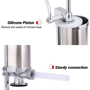 MASTER FENG Sausage Stuffer, Stainless Steel Meat Filling Machine