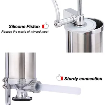 MASTER FENG Sausage Stuffer, Stainless Steel Meat Filling Machine