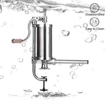 MASTER FENG Sausage Stuffer, Stainless Steel Meat Filling Machine