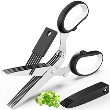 2024 Herb Scissors Set - 5 Blades for Quick, Easy Herb Chopping
