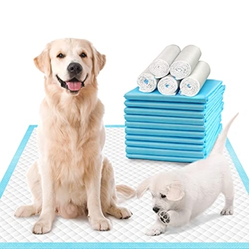 DEEP DEAR Extra Large Dog Pads 30"x26" - 40 Count Super Absorbent & Leakproof Pet Training Pads