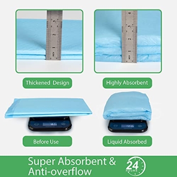 DEEP DEAR Extra Large Dog Pads - Super Absorbent & Leakproof