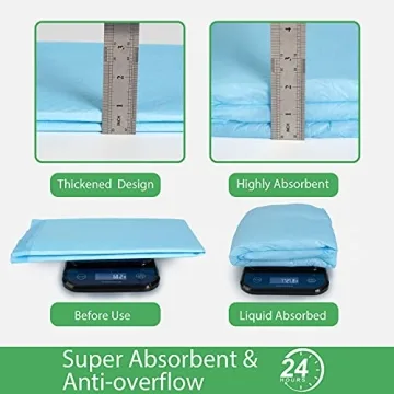 DEEP DEAR Extra Large Dog Pads - Super Absorbent & Leakproof