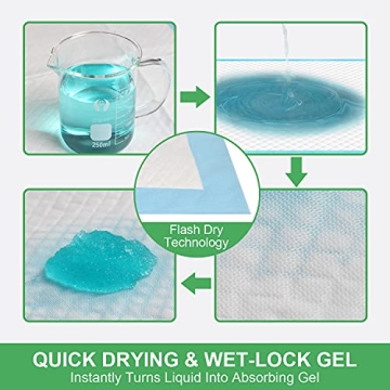 DEEP DEAR Extra Large Dog Pads - Super Absorbent & Leakproof