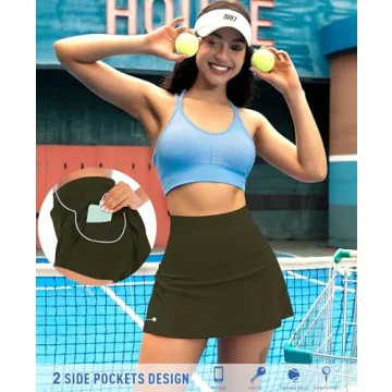 Stylish Pleated Tennis Skirts with Pockets for Women