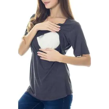 Smallshow Nursing Tops for New Moms | Stylish & Comfortable