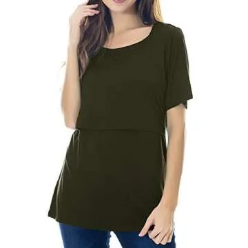 Smallshow Nursing Tops for New Moms | Stylish & Comfortable