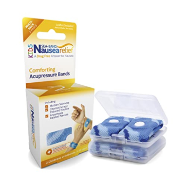 Sea-Band Anti-Nausea Acupressure Wristband for Motion Sickness, Child Size, 2 Pairs