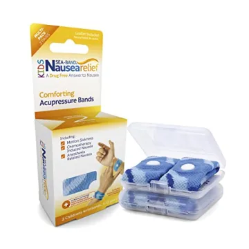 Sea-Band Anti-Nausea Acupressure Wristband for Motion Sickness, Child Size, 2 Pairs