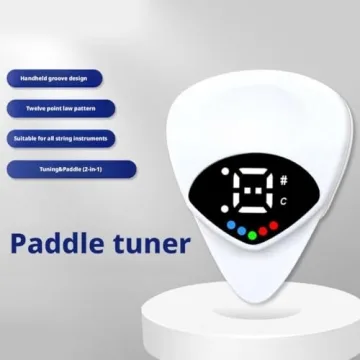 2-in-1 Guitar Tuner and Pick with LED Display