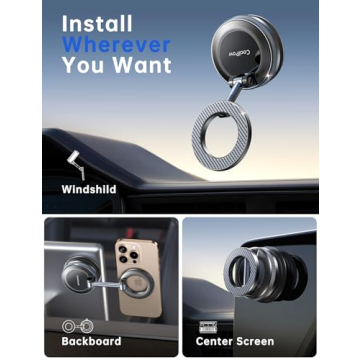 Coolpow Magsafe Car Mount - The Ultimate Magnetic Phone Holder for Your Vehicle
