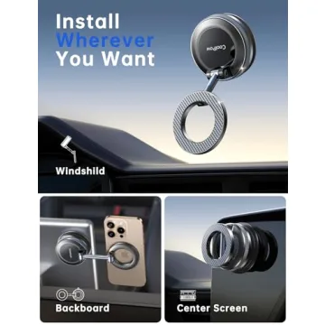Coolpow Magsafe Car Mount - The Ultimate Magnetic Phone Holder for Your Vehicle