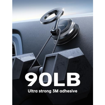 Coolpow Magsafe Car Mount for Secure Phone Holding