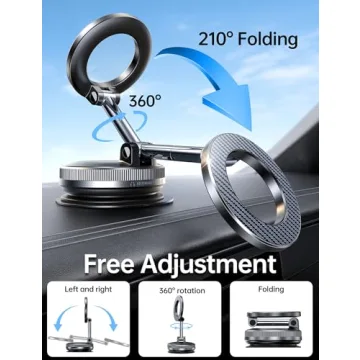 Coolpow Magsafe Car Mount for Secure Phone Holding
