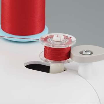 Brother Sewing and Embroidery Bobbins 10-Pack, SA156,Clear, 11.5 mm