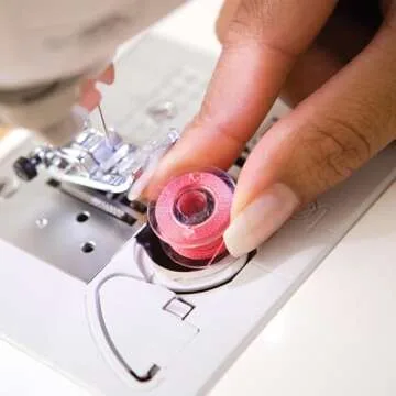 Brother Sewing and Embroidery Bobbins 10-Pack, SA156,Clear, 11.5 mm