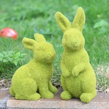 Adorable Moss Green Easter Bunnies for Festive Homes