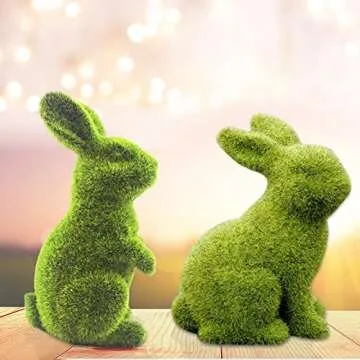 Adorable Moss Green Easter Bunnies for Festive Homes
