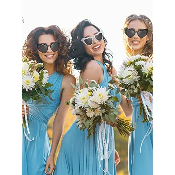 Heart Shaped Sunglasses for Bachelorette Parties and Weddings