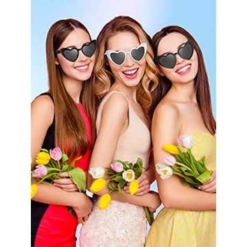Heart Shaped Sunglasses for Bachelorette Parties and Weddings