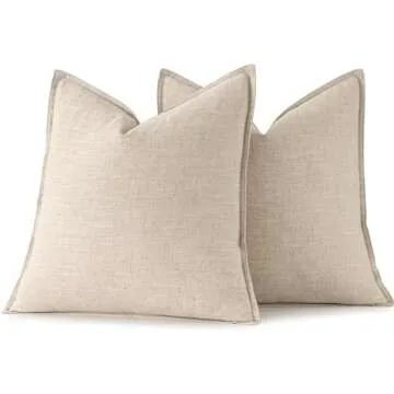 MIULEE Linen Pillow Covers - Elegant & Versatile Decor