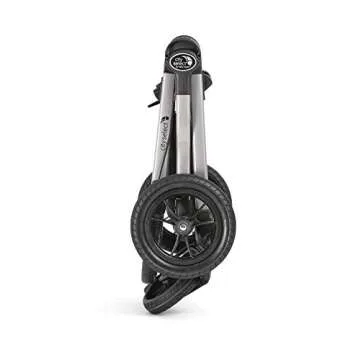 Baby Jogger City Select Double Stroller | Baby Stroller with 16 Ways to Ride, Included Second Seat | Quick Fold Stroller, Jet