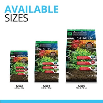 Fluval 12693 Plant and Shrimp Stratum – 4.4 lbs Freshwater Substrate