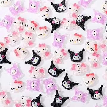 COOSLIM Kawaii Nail Charms for Creative Nail Art