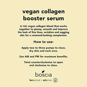 Boscia Vegan Collagen Booster Serum - Anti-Aging, Natural & Clean Skin Care