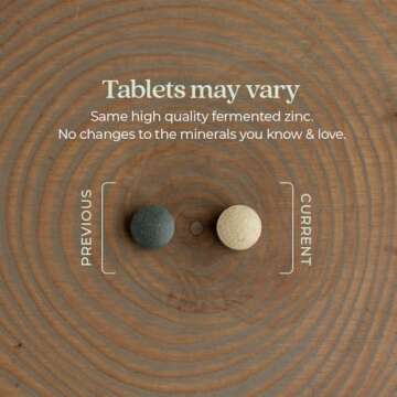 New Chapter Zinc Supplement - Fermented Complex for Immunity & Skin Health, 60 Count