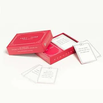 {THE AND} Dating Edition - 199 Thoughtful Conversation Cards for Dating Couples - Questions to Get to Know Your New Person & Create Connections - Fun Date Night Card Game for Adults by The Skin Deep
