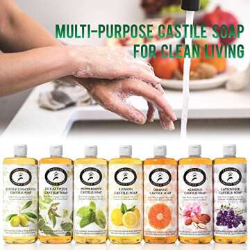 Gentle Organic Castile Soap for Sensitive Skin