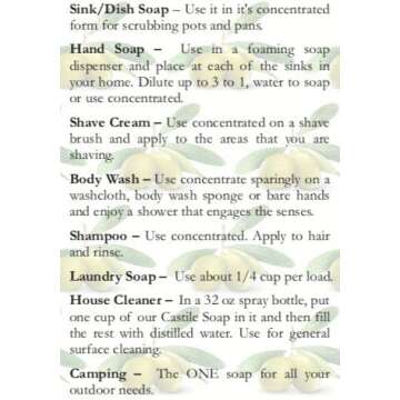 Gentle Organic Castile Soap for Sensitive Skin