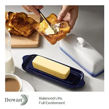 DOWAN Funny Butter Dish with Cute Bear Handle