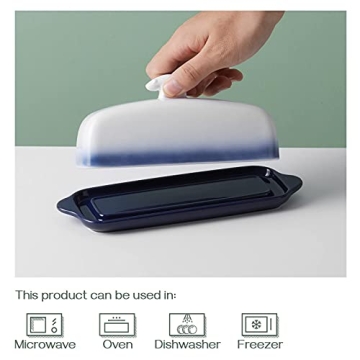 DOWAN Funny Butter Dish with Cute Bear Handle